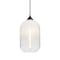 Besa Lighting Omega 12 Cord Pendant, White/Clear, Bronze Finish, 1x4W LED Filament 1JT-OMEGA12WH-EDIL-BR - alternate 1